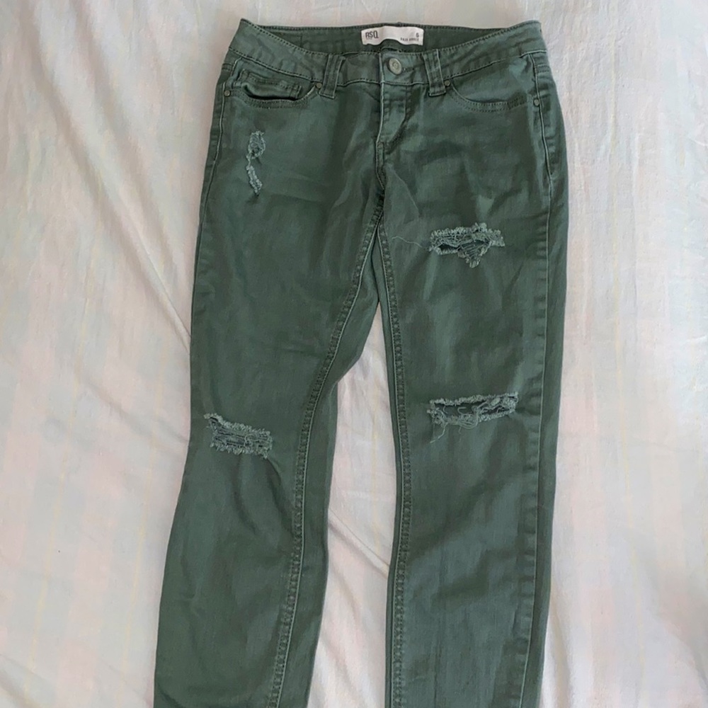 RSQ ripped skinny jeans